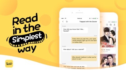 Emulate iPhone app Teller-Chat Stories MoboReader using MyAndroid Emulate iPhone app Teller-Chat Stories MoboReader using MyAndroid