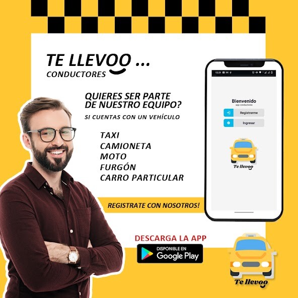 Run android online APK TE LLEVOO CONDUCTORES from MyAndroid or emulate TE LLEVOO CONDUCTORES using MyAndroid