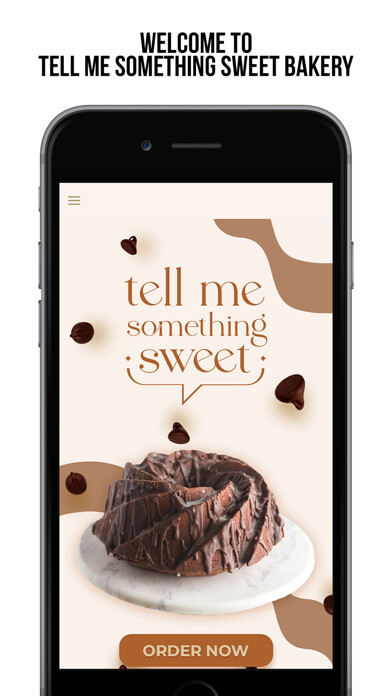 Emulate iPhone app Tell Me Something Sweet Bakery using MyAndroid
