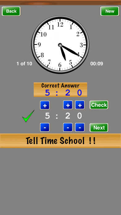 Emulate iPhone app Tell Time School ! ! using MyAndroid Emulate iPhone app Tell Time School ! ! using MyAndroid
