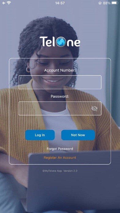 Emulate iPhone app TelOne Customer Experience using MyAndroid Emulate iPhone app TelOne Customer Experience using MyAndroid