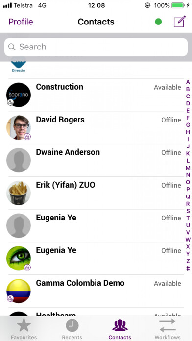 Emulate iPhone app Telstra Smart Messenger using MyAndroid