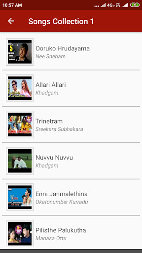 Run android online APK Telugu Hit Love Songs from MyAndroid or emulate Telugu Hit Love Songs using MyAndroid