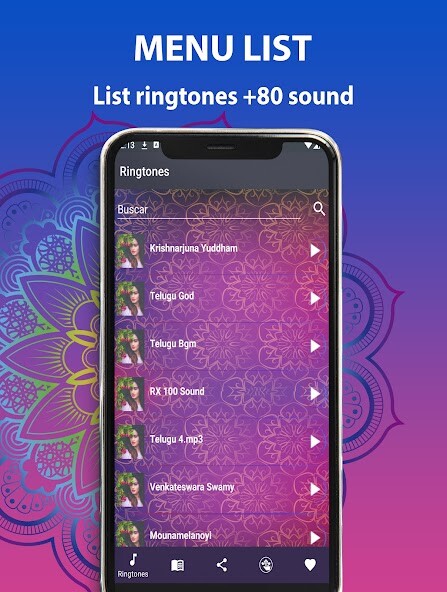 Run android online APK Telugu ringtones from MyAndroid or emulate Telugu ringtones using MyAndroid
