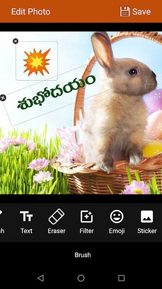 Run android online APK Telugu Stickers Photo Editor from MyAndroid or emulate Telugu Stickers Photo Editor using MyAndroid