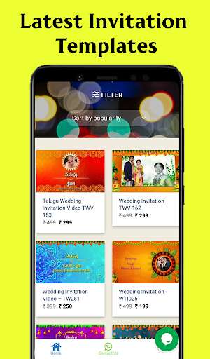 Run android online APK Telugu Wedding Invitation Video Maker from MyAndroid or emulate Telugu Wedding Invitation Video Maker using MyAndroid