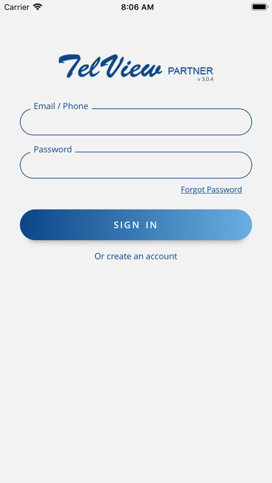 Emulate iPhone app TelView Partner using MyAndroid