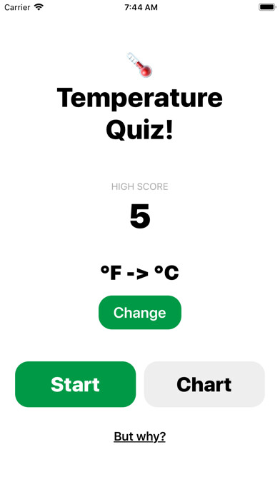 Emulate iPhone app Temperature Quiz! using MyAndroid Emulate iPhone app Temperature Quiz! using MyAndroid