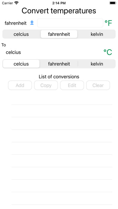 Emulate iPhone app Temperature Units using MyAndroid Emulate iPhone app Temperature Units using MyAndroid