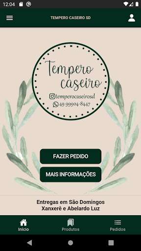 Run android online APK Tempero Caseiro SD from MyAndroid or emulate Tempero Caseiro SD using MyAndroid