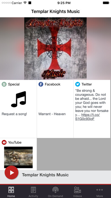 Emulate iPhone app Templar Knights Music using MyAndroid Emulate iPhone app Templar Knights Music using MyAndroid