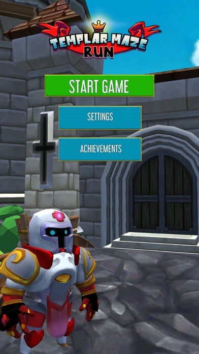 Emulate iPhone app Templar Maze Run using MyAndroid