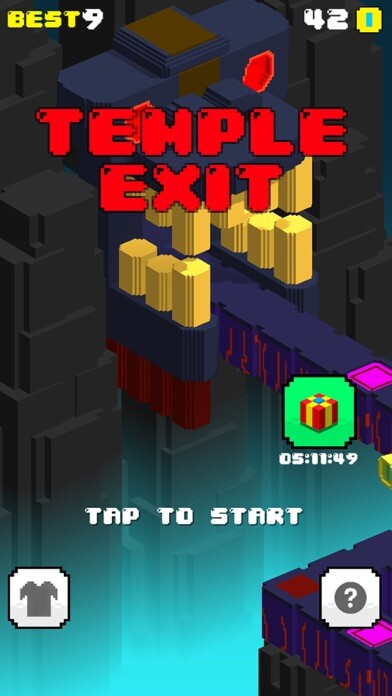 Emulate iPhone app Temple Exit using MyAndroid