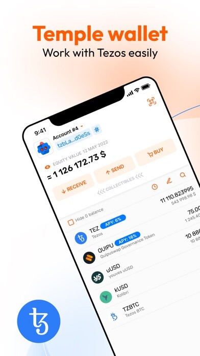 Emulate iPhone app Temple Wallet Mobile using MyAndroid