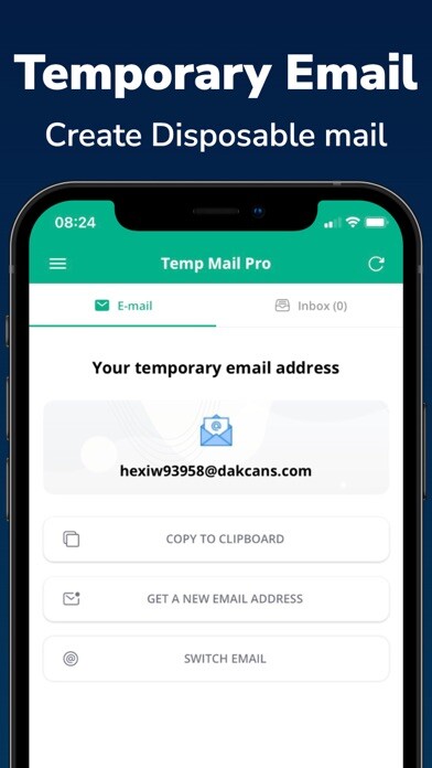 Emulate iPhone app Temp Mail Pro - Multiple Email using MyAndroid Emulate iPhone app Temp Mail Pro - Multiple Email using MyAndroid