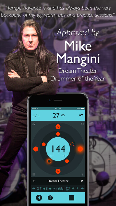 Emulate iPhone app Tempo Advance - Metronome using MyAndroid Emulate iPhone app Tempo Advance - Metronome using MyAndroid