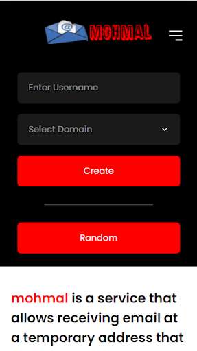 Run android online APK Temporary Email Mohmal - Temporary Email from MyAndroid or emulate Temporary Email Mohmal - Temporary Email using MyAndroid