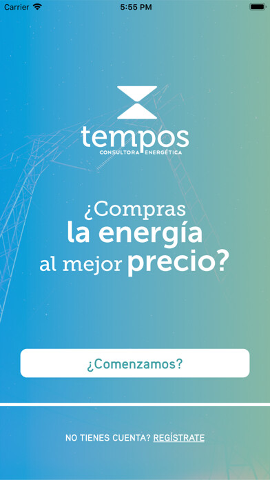 Emulate iPhone app TEMPOS ENERGÍA using MyAndroid