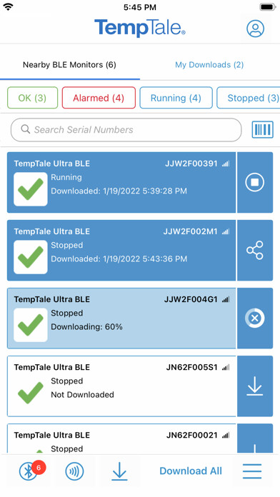 Emulate iPhone app TempTale App using MyAndroid