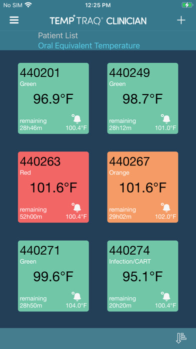 Emulate iPhone app TempTraq Clinician using MyAndroid Emulate iPhone app TempTraq Clinician using MyAndroid