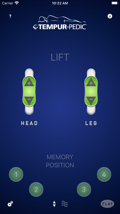 Emulate iPhone app TEMPUR-Ergo™ Smart Control using MyAndroid Emulate iPhone app TEMPUR-Ergo™ Smart Control using MyAndroid