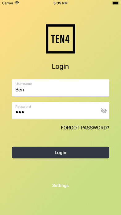 Emulate iPhone app TEN4 FSM using MyAndroid