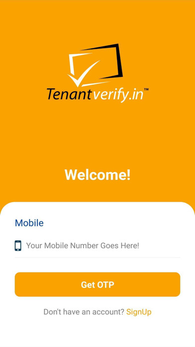 Emulate iPhone app Tenantverify.in using MyAndroid