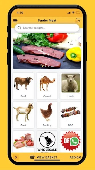 Run android online APK Tender Meat Store from MyAndroid or emulate Tender Meat Store using MyAndroid