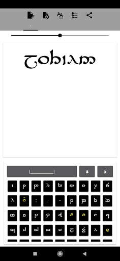 Emulate Android APK Tengwar
