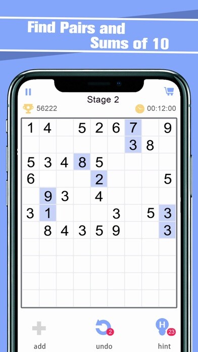 Emulate iPhone app Ten Match - Number Puzzle using MyAndroid Emulate iPhone app Ten Match - Number Puzzle using MyAndroid