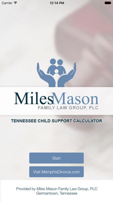 Emulate iPhone app Tennessee Child Support Calc using MyAndroid