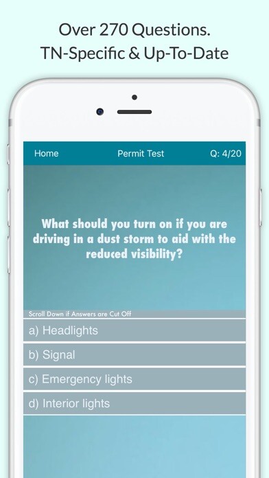Emulate iPhone app Tennessee Driving Test using MyAndroid Emulate iPhone app Tennessee Driving Test using MyAndroid