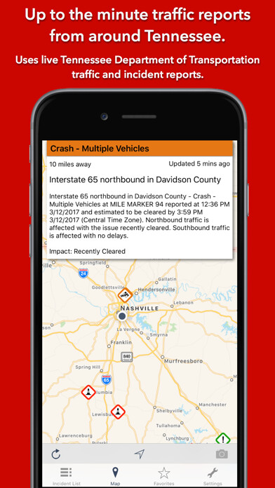 Emulate iPhone app Tennessee State Roads using MyAndroid Emulate iPhone app Tennessee State Roads using MyAndroid
