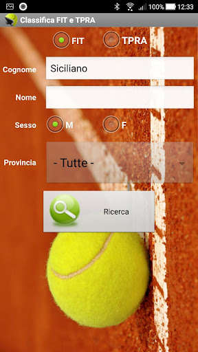 Run android online APK Tennis - Classifica FIT e TPRA from MyAndroid or emulate Tennis - Classifica FIT e TPRA using MyAndroid
