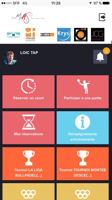Emulate iPhone app Tennis Padel Luminy using MyAndroid Emulate iPhone app Tennis Padel Luminy using MyAndroid