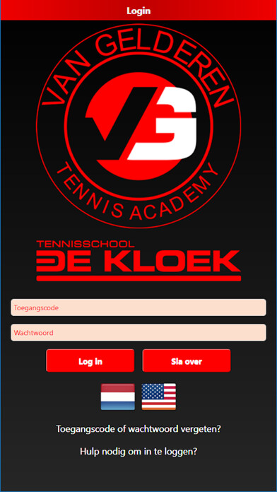 Emulate iPhone app Tennisschool de Kloek using MyAndroid Emulate iPhone app Tennisschool de Kloek using MyAndroid