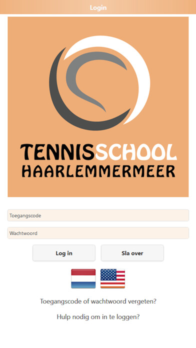 Emulate iPhone app Tennisschool Haarlemmermeer using MyAndroid Emulate iPhone app Tennisschool Haarlemmermeer using MyAndroid