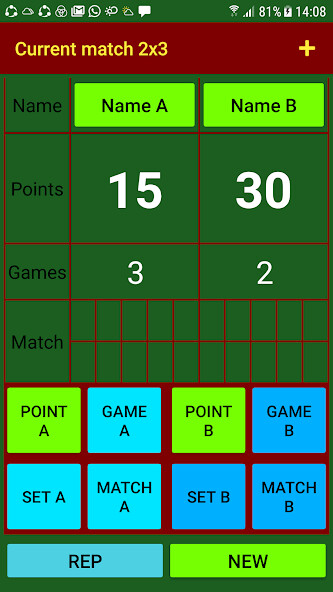 Run android online APK Tennis Score from MyAndroid or emulate Tennis Score using MyAndroid