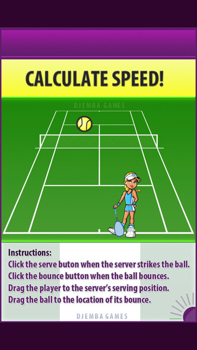 Emulate iPhone app Tennis Serve Speed using MyAndroid