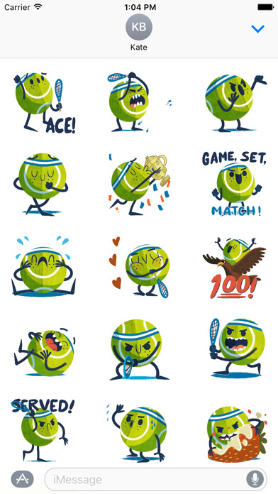 Emulate iPhone app Tennis Star Animating using MyAndroid