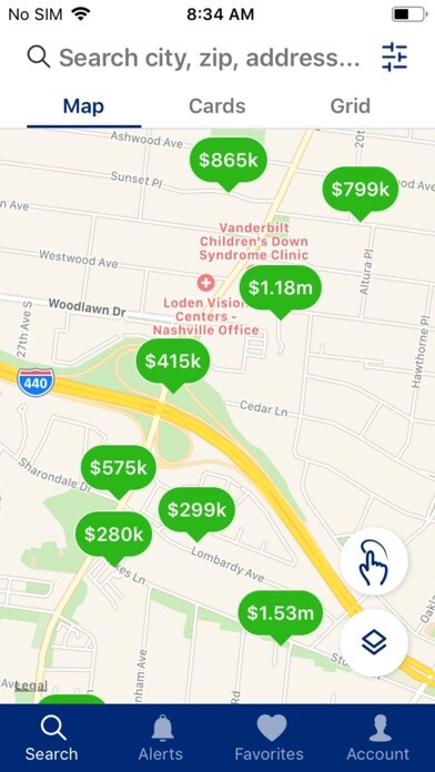 Emulate iPhone app Ten Oaks Real Estate using MyAndroid Emulate iPhone app Ten Oaks Real Estate using MyAndroid