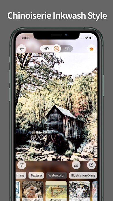 Emulate iPhone app TensorArt - AI photo Editor using MyAndroid