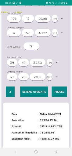 Run android online APK Teodolit Arah Kiblat from MyAndroid or emulate Teodolit Arah Kiblat using MyAndroid