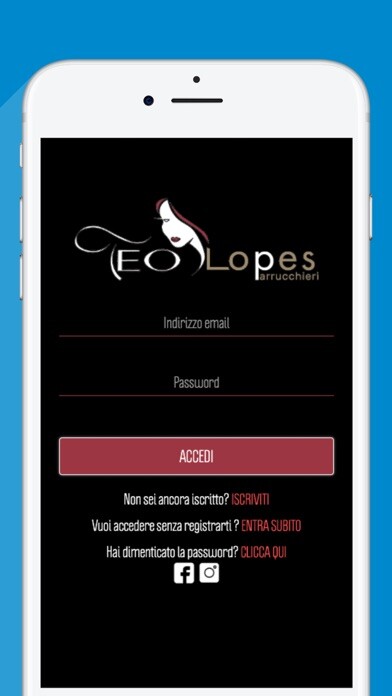 Emulate iPhone app Teo Lopes Parrucchieri using MyAndroid Emulate iPhone app Teo Lopes Parrucchieri using MyAndroid