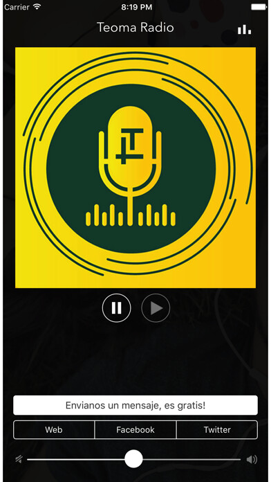 Emulate iPhone app Teoma Radio Online using MyAndroid Emulate iPhone app Teoma Radio Online using MyAndroid