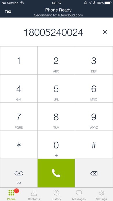 Emulate iPhone app Teo Mobile Softphone using MyAndroid