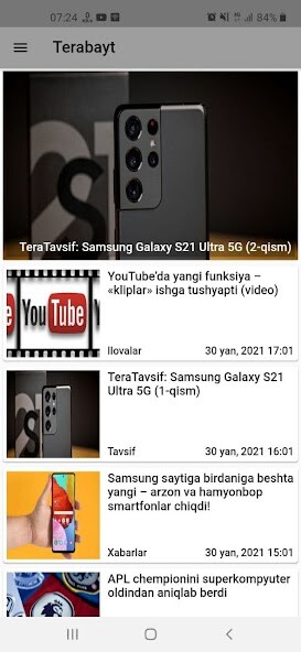 Run android online APK Terabayt.uz from MyAndroid or emulate Terabayt.uz using MyAndroid