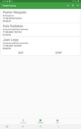 Run android online APK Terake Factory - efficient employee time tracking from MyAndroid or emulate Terake Factory - efficient employee time tracking using MyAndroid Run android online APK Terake Factory - efficient employee time tracking from MyAndroid or emulate Terake Factory - efficient employee time tracking using MyAndroid
