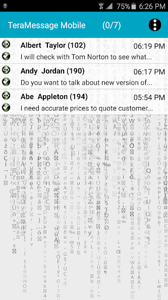 Emulate iPhone app TeraMessage using MyAndroid Emulate iPhone app TeraMessage using MyAndroid
