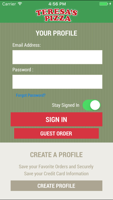 Emulate iPhone app Teresa’s Pizza using MyAndroid Emulate iPhone app Teresa’s Pizza using MyAndroid